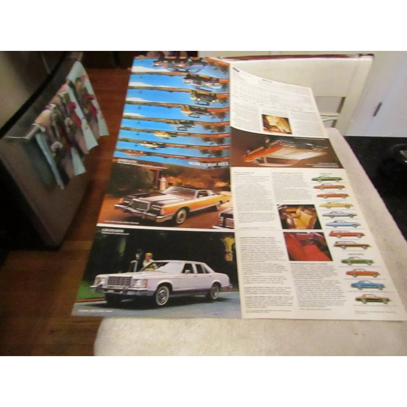 1976 Ford All Models OEM Dealer Car Sales Brochure NOS