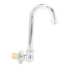 Foot Pedal Faucet Stainless Steel G1/2 Thread Wall Mounted Knee
