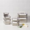 JAJU [JAJU] Stainless Modular Airtight Container 800ml White