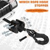 Aomifunny Synthetic Winch Rope,1/4" x 50 ft 10000Lbs Winch Rope