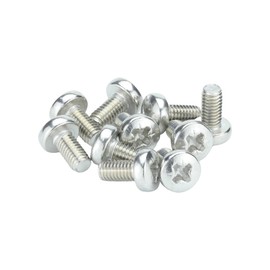M5 (5mm x 10mm) Pozi Pan Head Machine Screws - A2 Grade Stainless Steel (Pack of 20)
