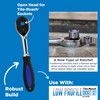 TITE-REACH Original 1/4” Drive Low Profile Ratchet, Designed Low-Profile Magnetic
