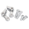 Unbranded Chrome 1" Adjustable Lowering Kit For Harley Dyna Wide