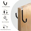 Over The Door Hooks, Soft Rubber Prevent Scratches Door Hangers
