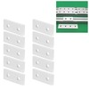 Joining Plate, 10Pcs Joining Plate, Aluminum Flat Straight Corner Brace