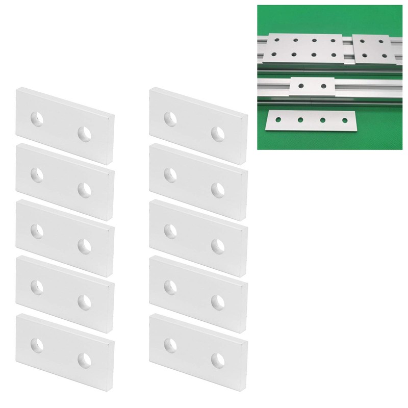 Joining Plate, 10Pcs Joining Plate, Aluminum Flat Straight Corner Brace