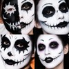 Erinde Pintura Profesional Para Rostro y Cuerpo, #Negro + Blanco