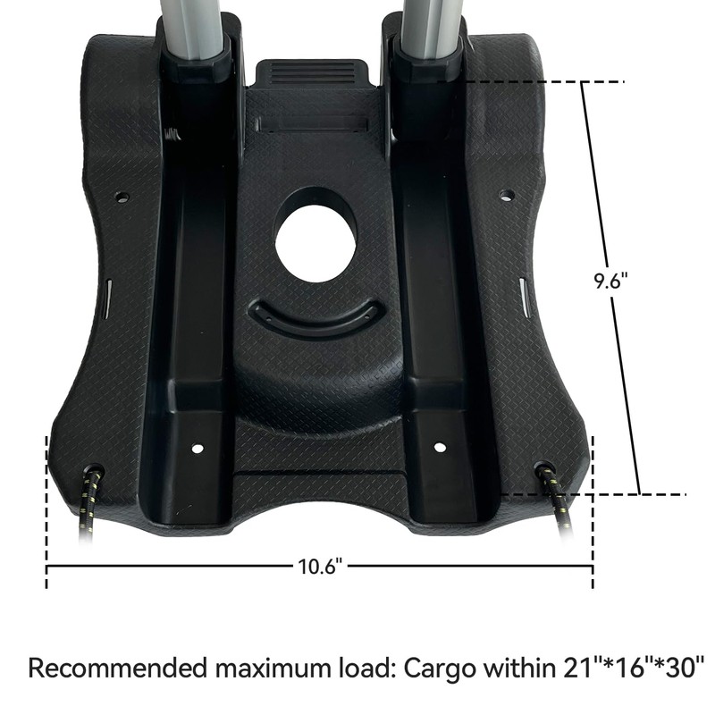 Sutekus Folding Hand Truck and Dolly 110-lbs Lightweight Portable Luggage