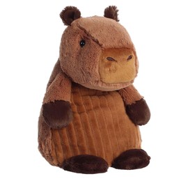 Aurora® Cuddly Huggle Pals Cozy Capybara™ Stuffed Animal - Weighted Comfort - Endless Snuggles - Brown 12.5 Inches