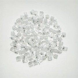 100pcs 1cm clear Mini Hair Claw Clips Plastic Claws Pins Clamps Small Jaw for Girls and Women (CLEAR-100PCS 1.0CM)…