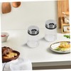 BIUDECO Stainless Steel Salt Pepper Pepper Condiment Jar Dispenser Perfect