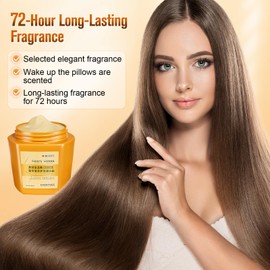 VOYOCUGE Amino Acid Essence Luxury Nourishing Hair Protein Cream, Bird's Nest Amino Acid Hair Treatment, Amino Acid Essence Hair Protein Cream, for Dry Damaged Hair(500ML)