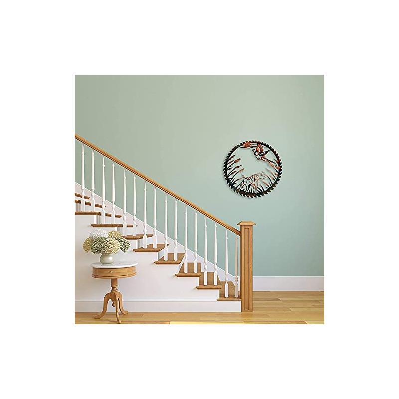 Hosoncovy Iron Art Wall Decoration Metal Wall Art Decor Garden