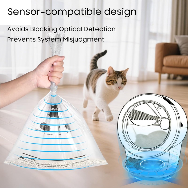 AWoHH 90 Pack Cat Litter Box Robot Model 5/4/3 Waste