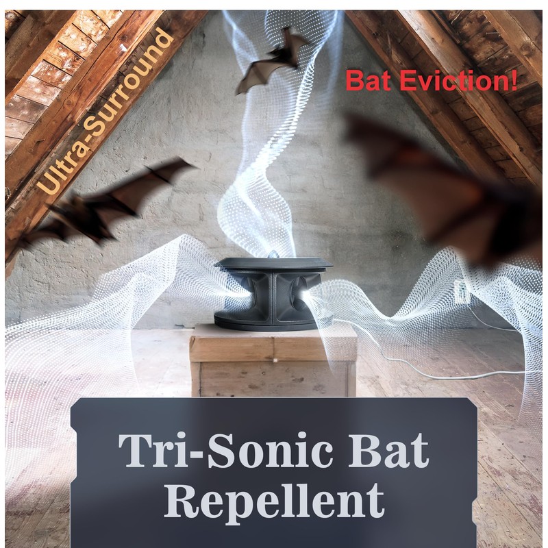 CLEANRTH BCS202 Bat-Blocker Pro - Safely Repels Bats Away