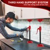 2 Pack Adjustable Support Pole – Cabinet Jacks for Installing