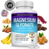 Magnesium Glycinate 525 MG Complex 90 Capsules125% DV High Absorption