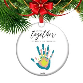 Baby's First Christmas Ornament, Baby Gift, Baby's First Christmas 2025, Newborn Ornament Gifts, Newborn Keepsake