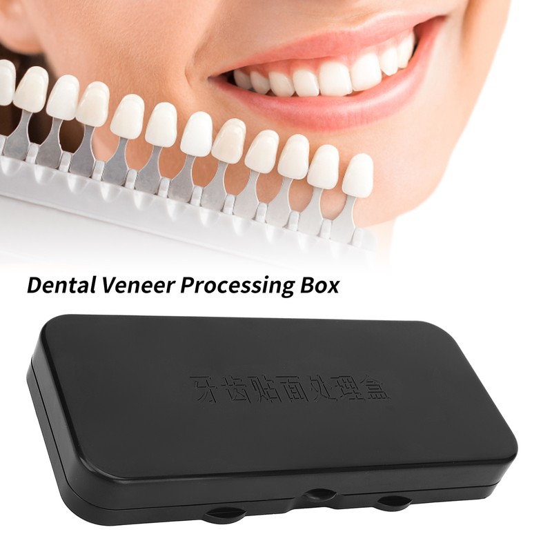 Dental Veneer Pretreatment Patch Tooth Box Ceramic Veneers Denture Storage