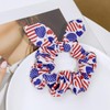 American Flag Hair Scrunchies Women Hair Ring Tie Flag Girls