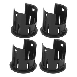 4Pcs Parking Assist Sensor Bezels,KIMISS ABS Front Rear Parking Aid Assist Sensor Housing for Dodge 1500(Black)