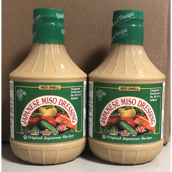 Red Shell Miso Dressing 32oz. (2 pack)