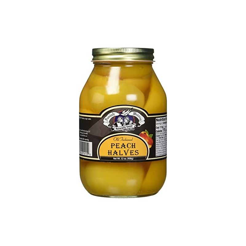 Amish Wedding Peach Halves, 32 oz