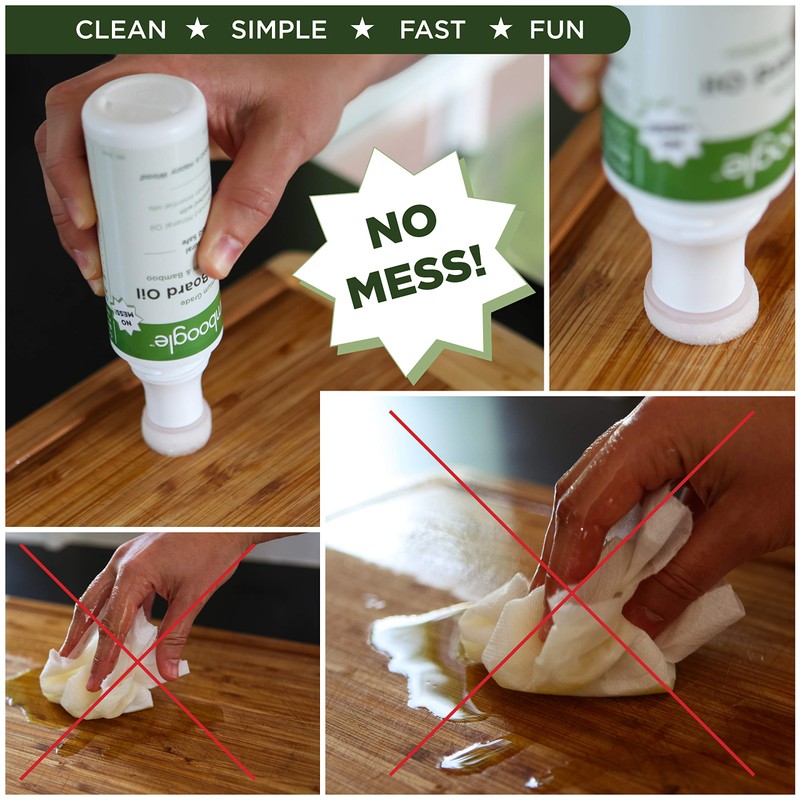 Bamboogle Food Grade Mineral Oil For Cutting Boards - No