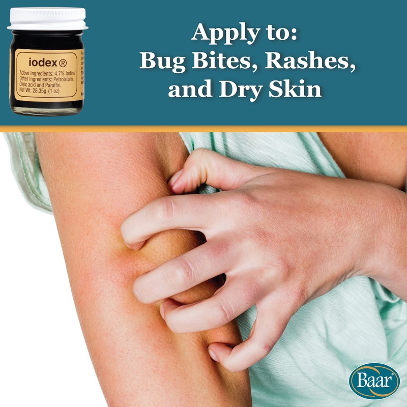 Baar Iodex, Regular, Topical Ointment, 1-Ounce Jar