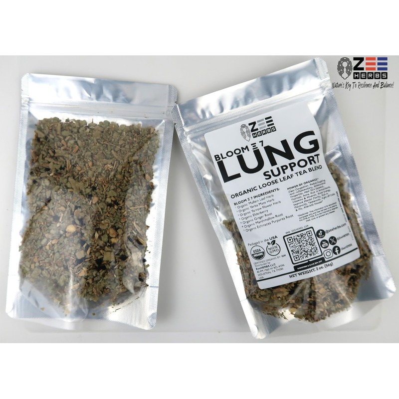 Bloom 7 Lung Support Organic Loose Leaf Tea Blend 2