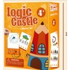Logic Castle Baby educational toy for toddler:_Blue(6+ hard mode)
