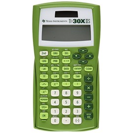 Texas Instruments TI-30X IIS 2-Line Scientific Calculator, Lime Green