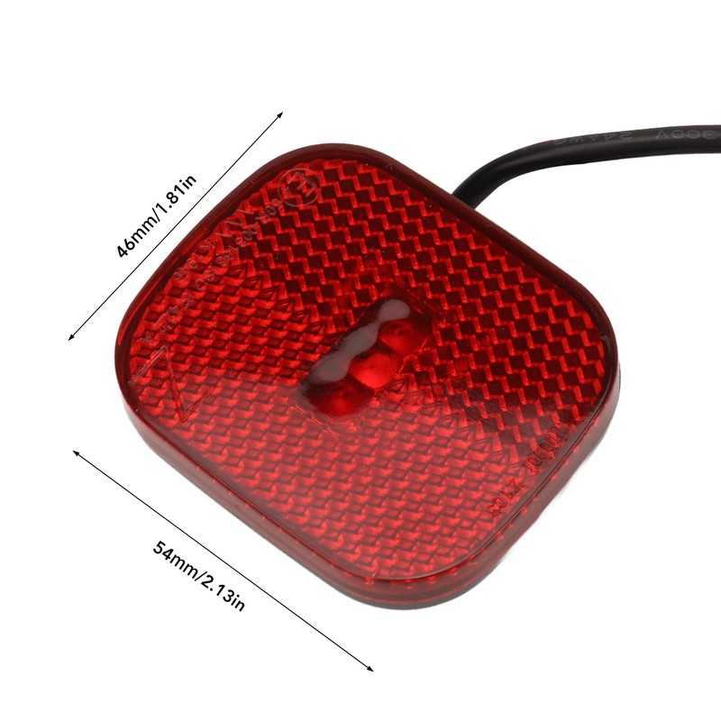 Electric Scooter Tail Light Universal Accessory Replacement Electronic Scooter Light