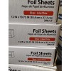 Sysco Classic Aluminum Silver 12 x10.75 Foil Sheet, 600 Count