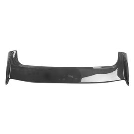 IKON MOTORSPORTS, Rear Window Roof Spoiler Compatible with 2018-2023 Subaru Crosstrek 2017-2023 Impreza Hatchback, IKON Style Carbon Fiber Print ABS Plastic Add On Top Roofline Windshield Visor Wing