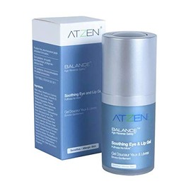 Under Eye & Lip Balm Gel - Treats Baggy & Puffy Eyes, Dark Circles, Chapped Lips. Organic & Natural Ingredients. Vitamin E...