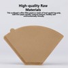 100 Pcs Coffee Filter Papers, Disposable Unbleached Cone Filter Papers