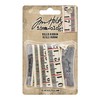 Tim Holtz, Advantus TH93955 Ruler Ribbon, tan