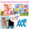 200 Pieces Colorful Pastel Clips with 100 Round and 100