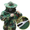 Qchomee Beekeeping Suit Veil Hood Hat Jacket Coat Ventilated Bee