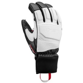 LEKI Griffin Prime 3D Gloves White (Size 10), White Black