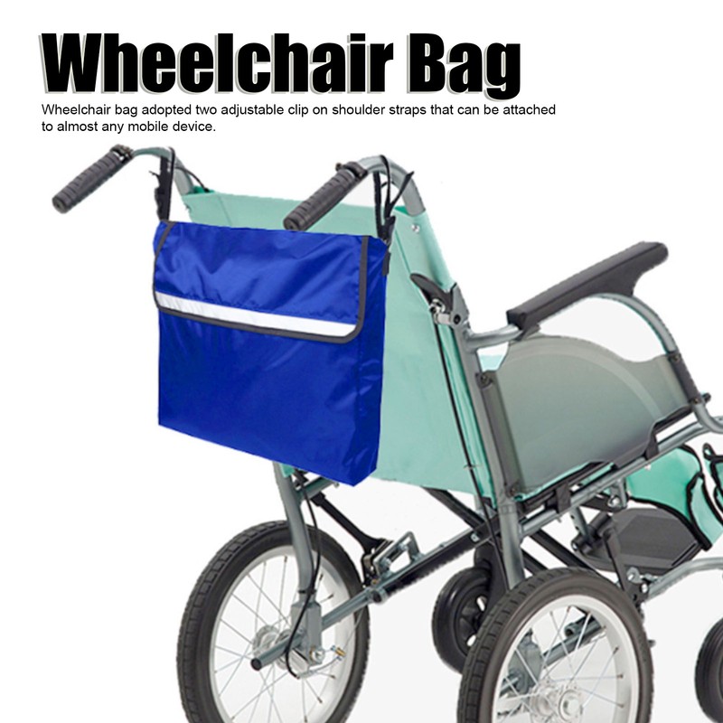 Wheelchair Backpack Bag Large Capacity Hanging On Wheelchair Mobility Scooter