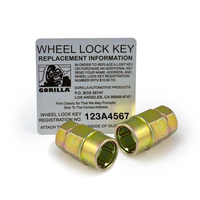 Gorilla Automotive 61641-2K Gorilla Guard Acorn 14-1.50 Chr 2Key