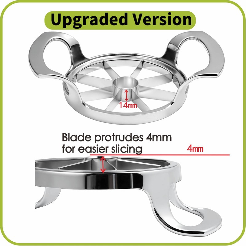 LIIGEMI Apple Slicer, 8-Slice Apple Slicer and Corer,Sharp and Sturdy,Easy