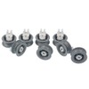 8x Dishwasher Wheels for Upper Basket - with The Original