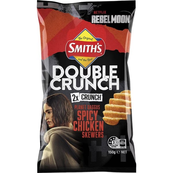 Smiths Double Crunch Spicy Chicken Skewers 150g