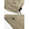 Spanye Mens Photo Vest with Pockets Casual Outdoor Fishing Work