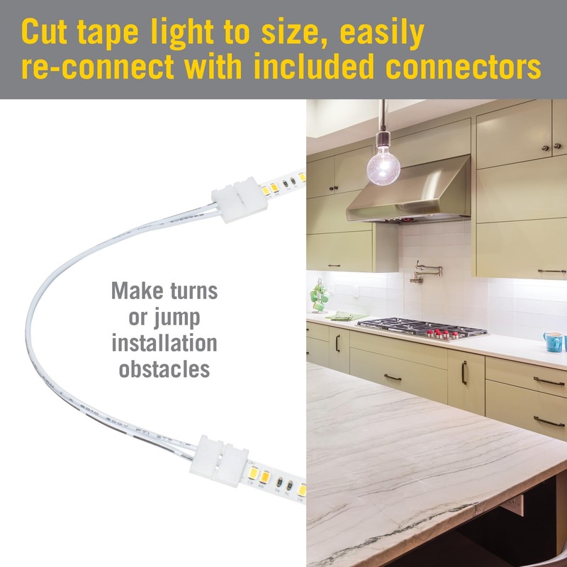 Armacost Lighting Tunable White LED Strip Lights 16ft with Remote