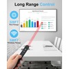 Presentation Clickers for powerpoint,Wireless Presenter with USB Receiver, Red Laser