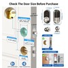 Veise RZ06C Smart Locks for Front Door, 2 Knob Handle